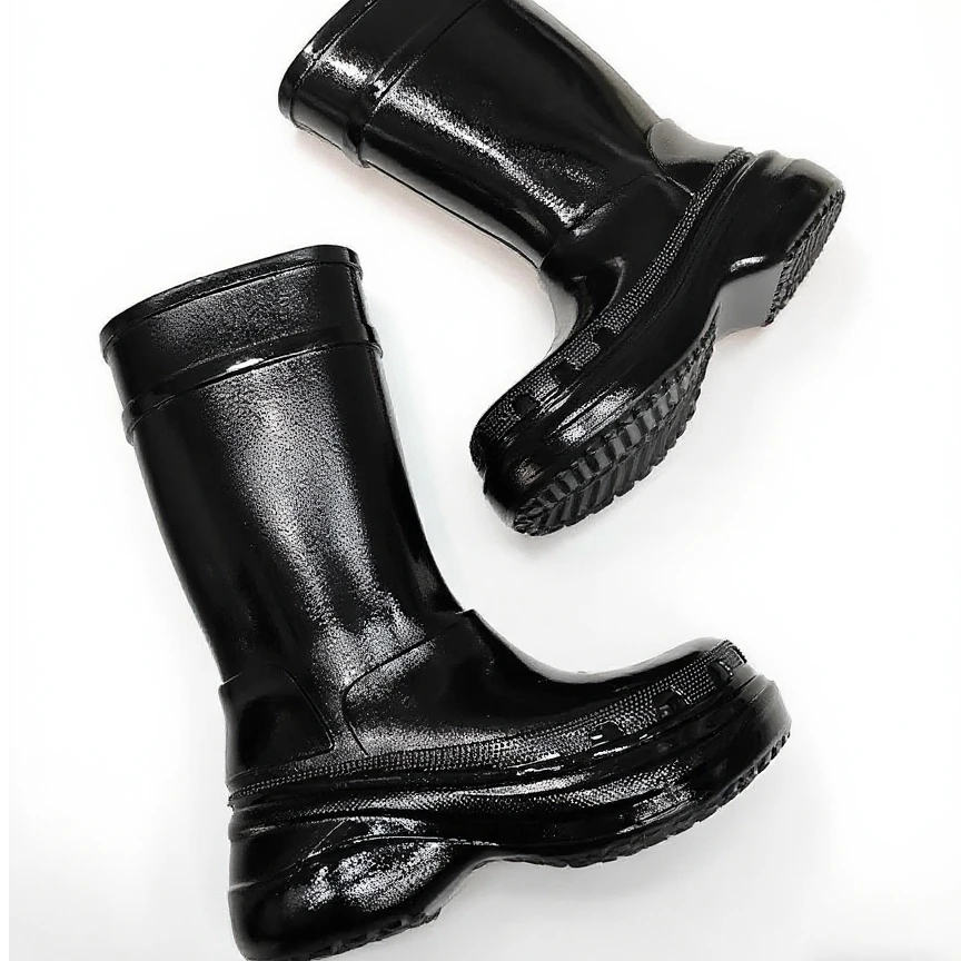 【巴黎】街头风通勤雨鞋英伦防水长筒雨靴时尚防水鞋长筒冬季（偏小）