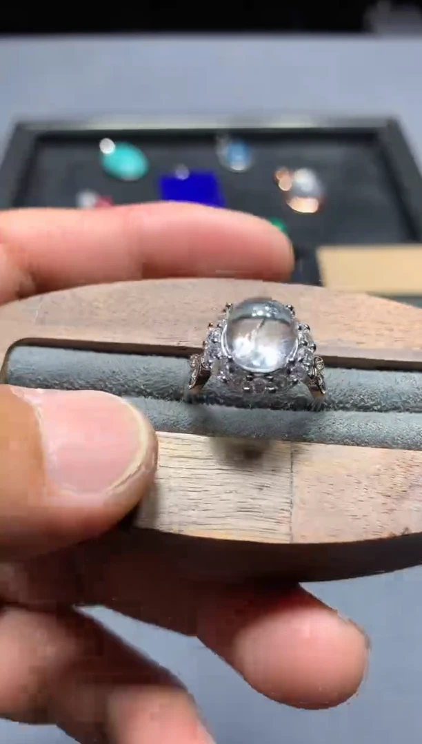 水晶戒指未镶嵌W22（随机性发货只发一单）