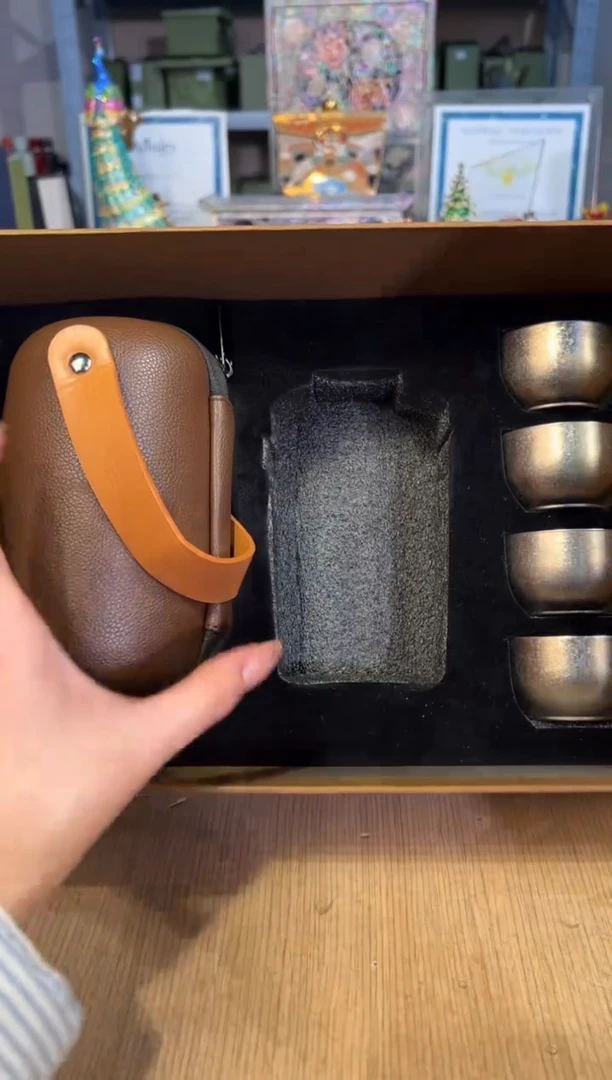 【闪购商品】杯49DL纯钛旅行套（银）