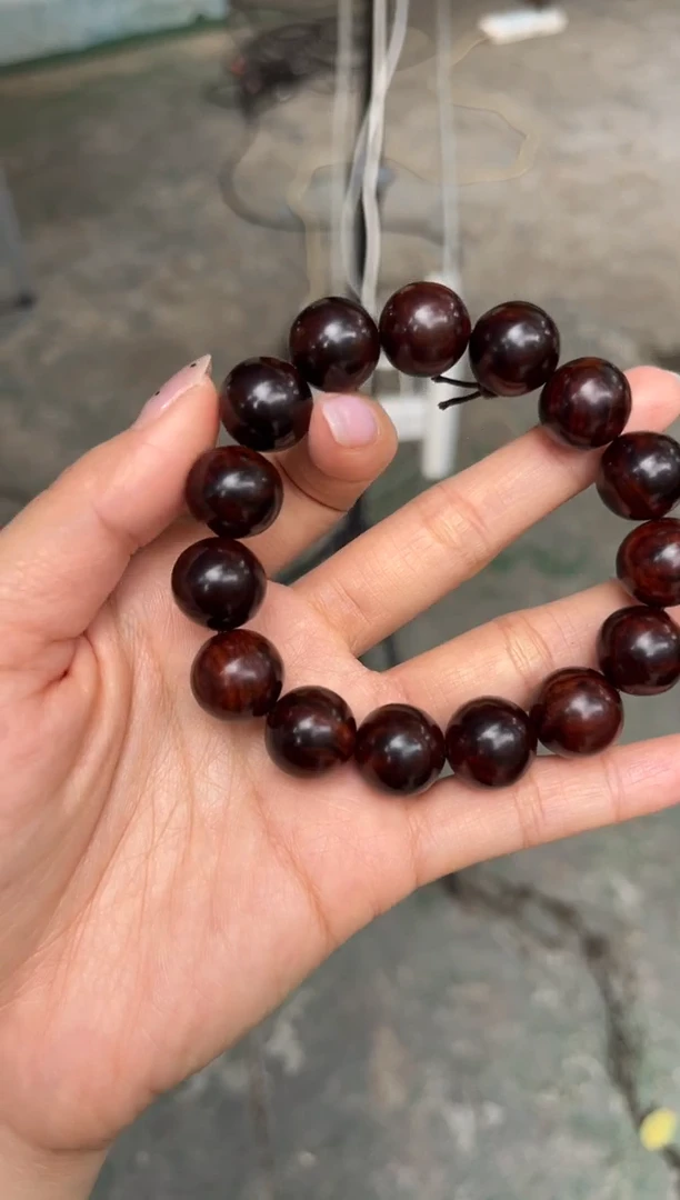 黄花梨/降香黄檀1.5霸王岭土埋沉水海南黄花梨手串