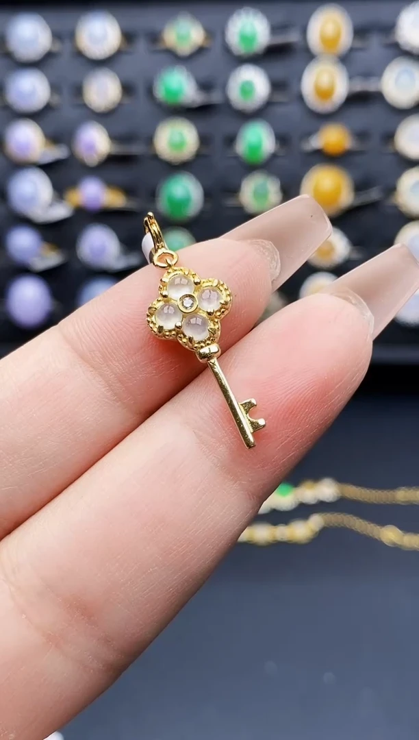 银S925镶嵌戒指翡翠1146