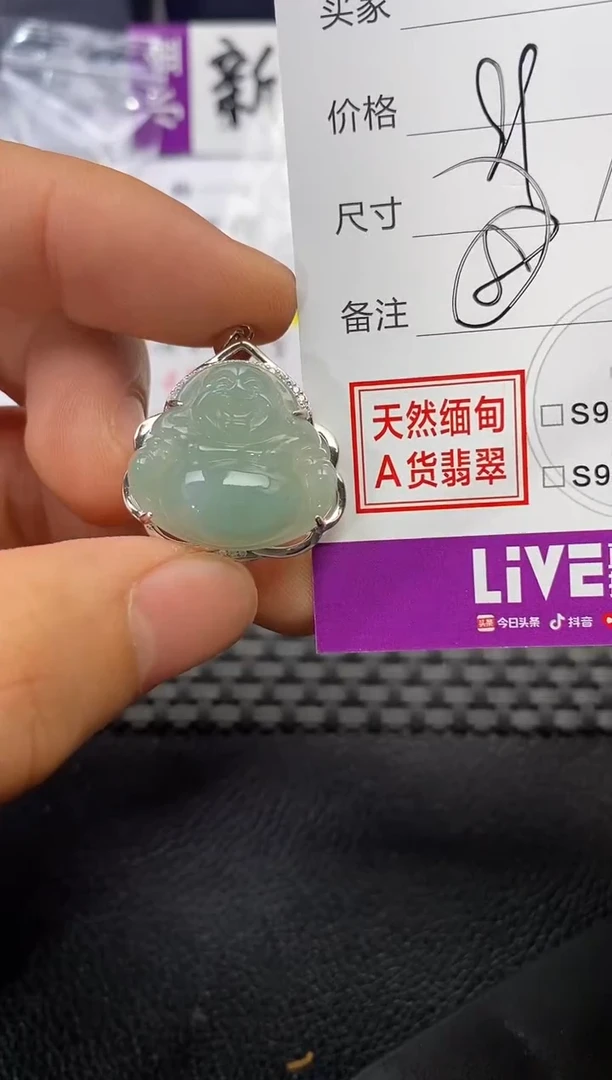 颈饰银S925镶嵌翡翠✨****✨挂件