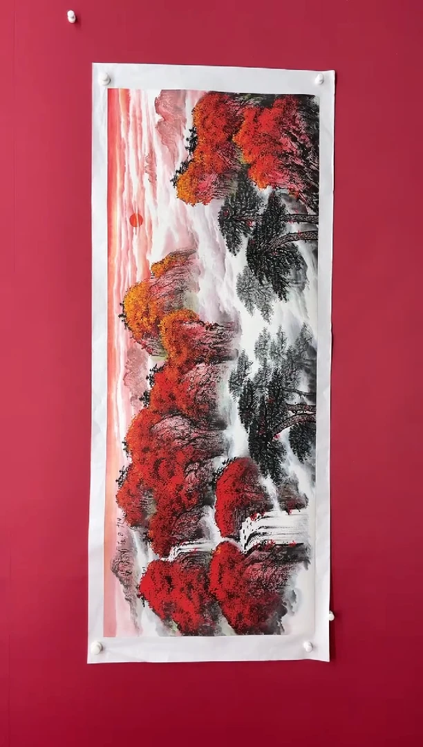 【闪购商品】国画吴-小六尺山水/无框/W