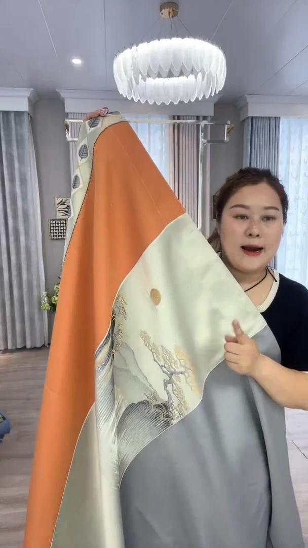 布闪电购商品21  特价5定制2.75默认打孔（晚）雄伟山河灰桔