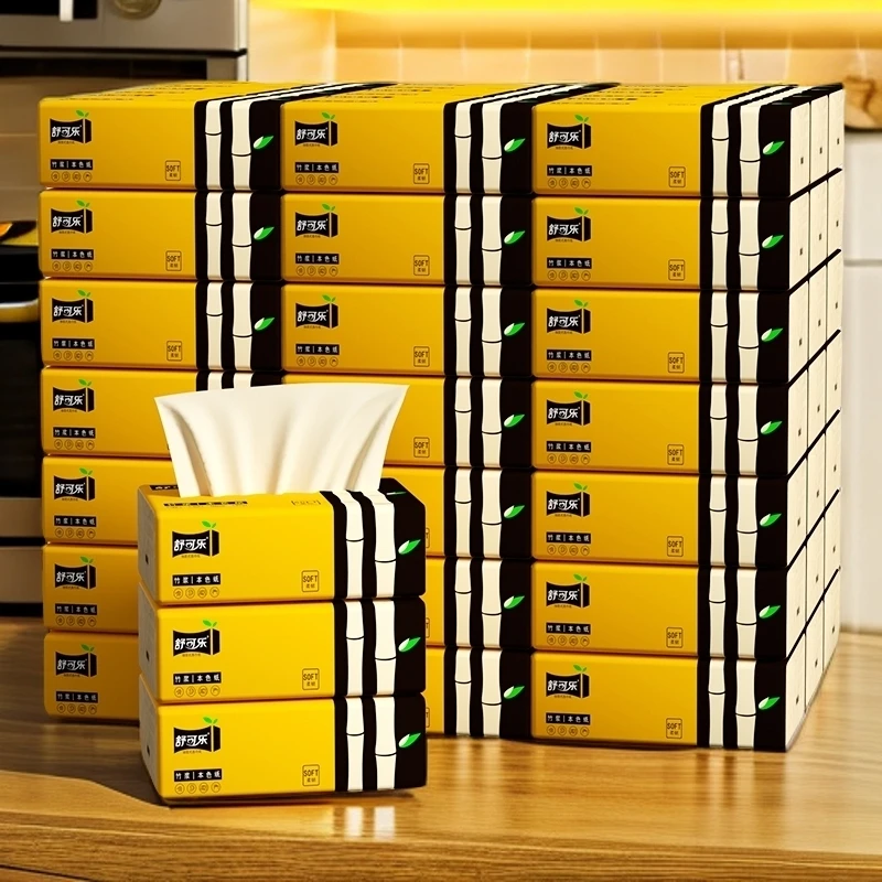 福利酒店宾馆KTV纸巾抽纸家用批发餐巾纸擦手纸卫生纸抽原木浆