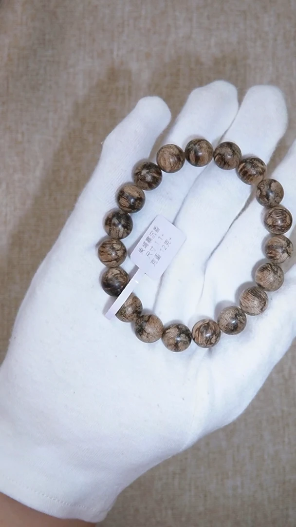 沉香手串柬埔寨单圈12g 1.1