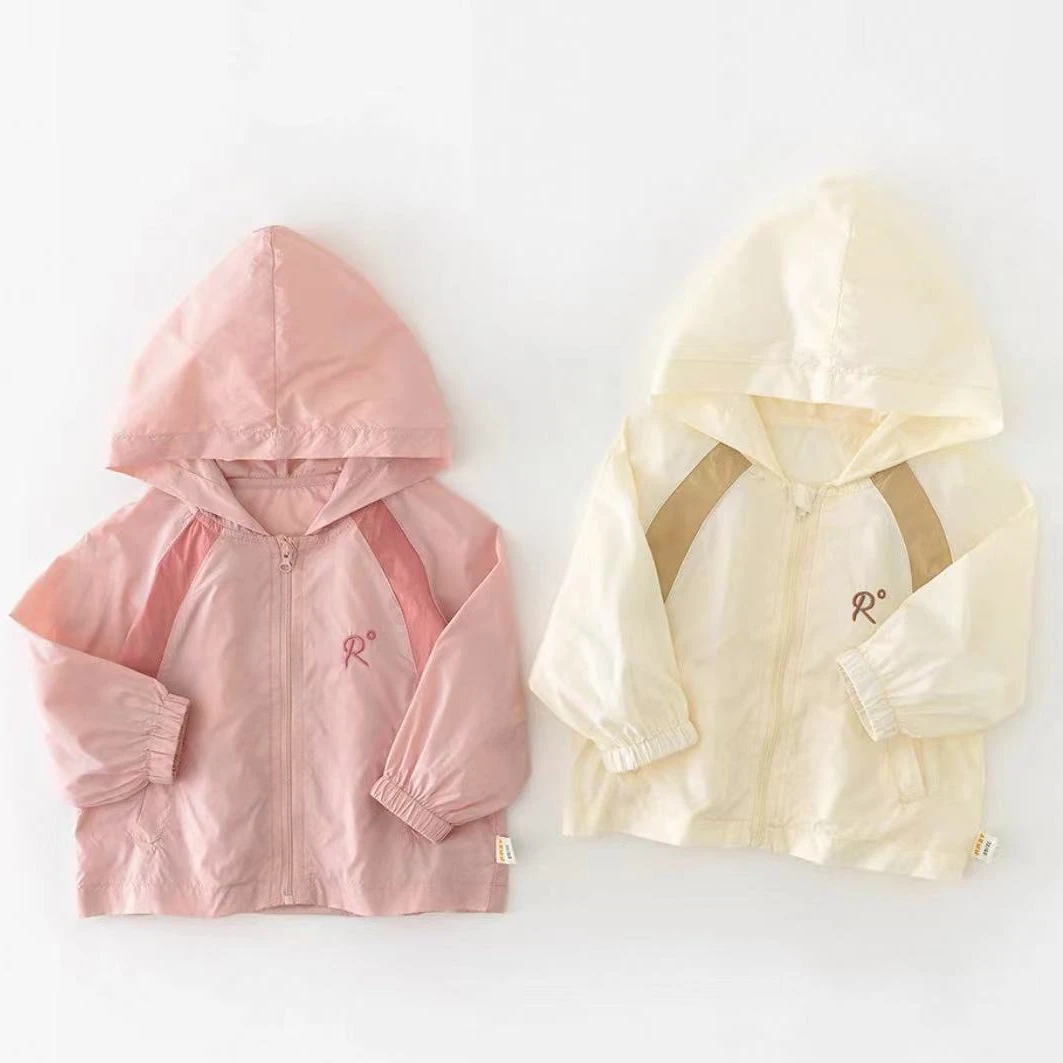 【实体品质-现货】2025夏季新款儿童防晒衣薄款拼色时髦洋气百搭