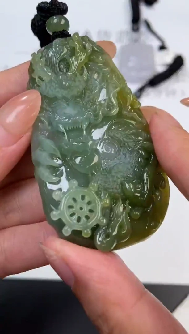 未镶嵌挂件翡翠378616  多人