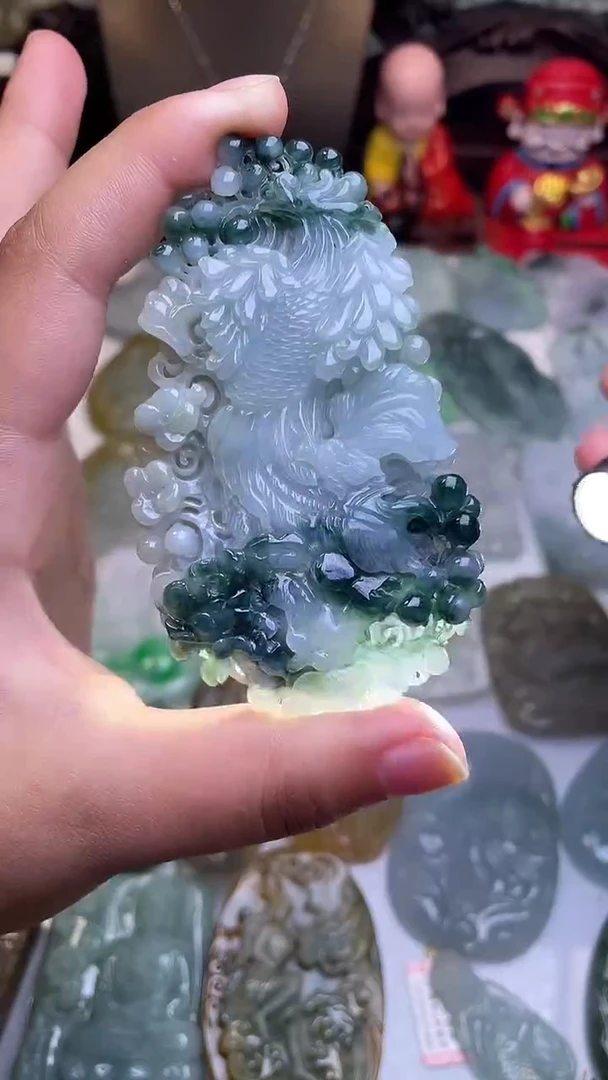 颈饰未镶嵌翡翠凤凰牌