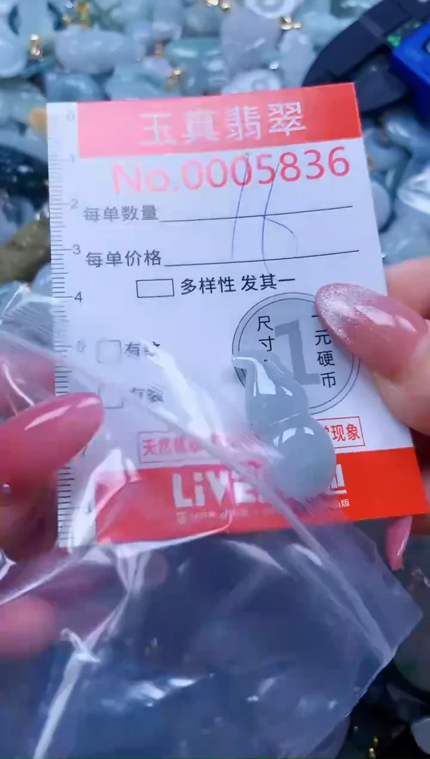 翡翠未镶嵌吊坠(不含链)5836