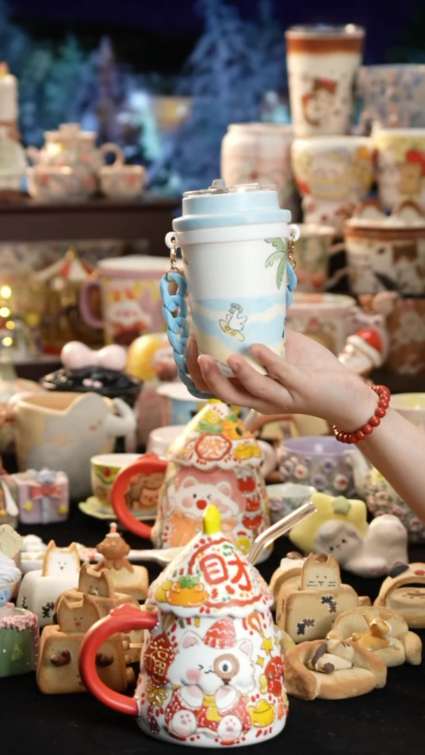 其他陶景德镇釉下彩手绘设计师款陶瓷