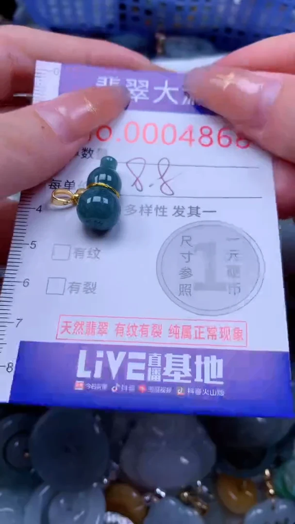 翡翠未镶嵌吊坠(不含链)4868