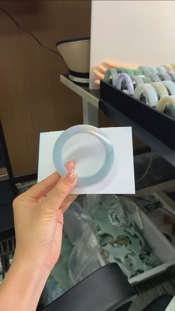 未镶嵌翡翠手镯定制定制翡翠梦幻极光彩