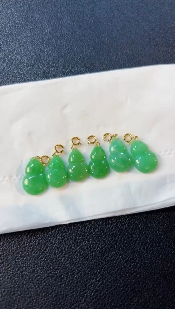 【闪购商品】翡翠颈饰18K金镶嵌h缅料A货/多样性发货/一件