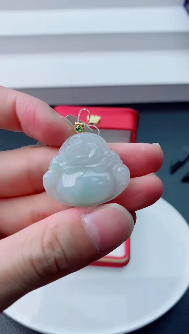 【闪购商品】翡翠颈饰18K金镶嵌