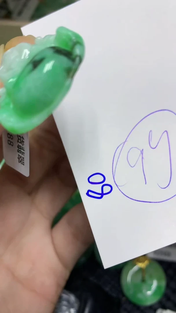 颈饰未镶嵌翡翠缅甸A货翡翠