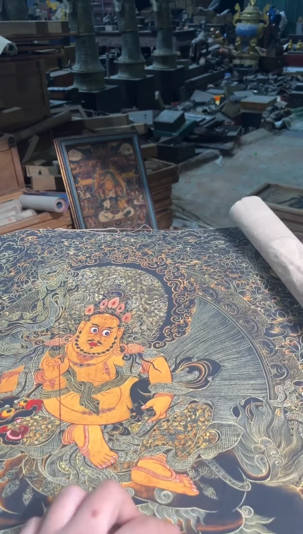 卷轴画东东唐卡tk16