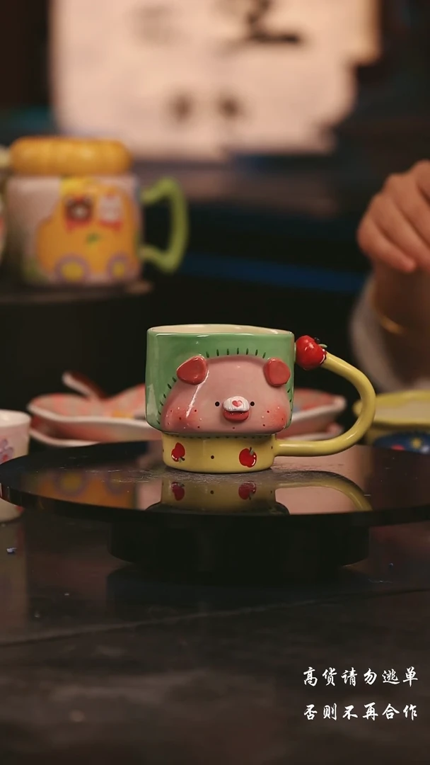 陶瓷景德镇可爱设计师款陶瓷