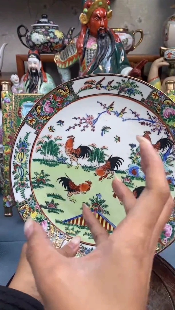 瓷片微瑕慎拍景德镇窑老厂瓷器单件