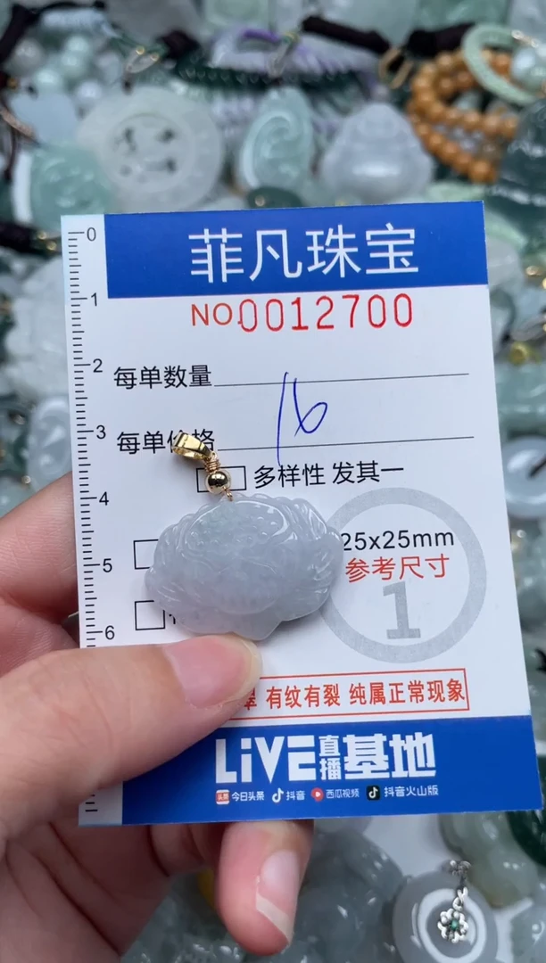 颈饰未镶嵌翡翠12700