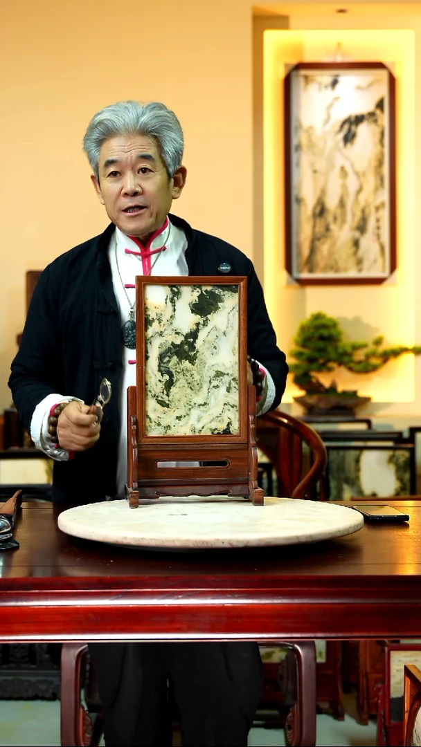 石材天然大理石屏风摆件