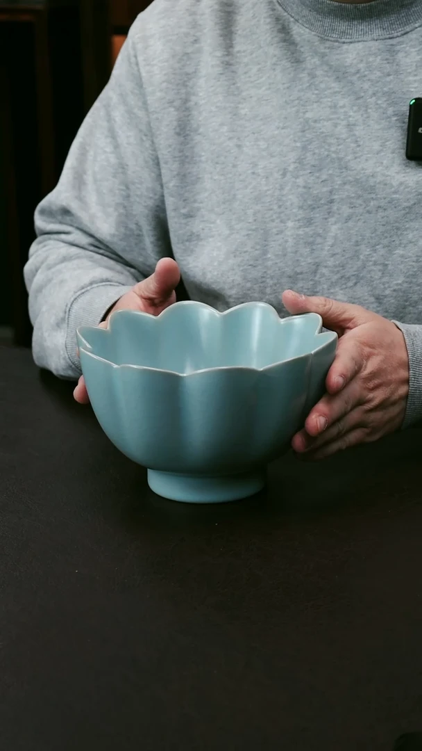 【闪购商品】其他汝官窑莲花温碗5
