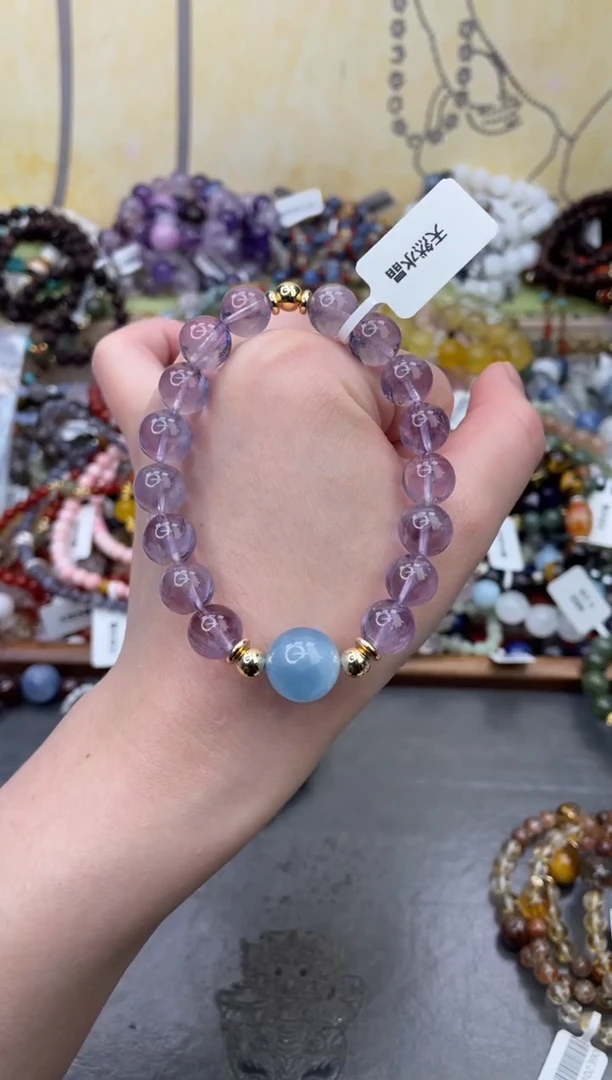 未镶嵌手链紫晶415