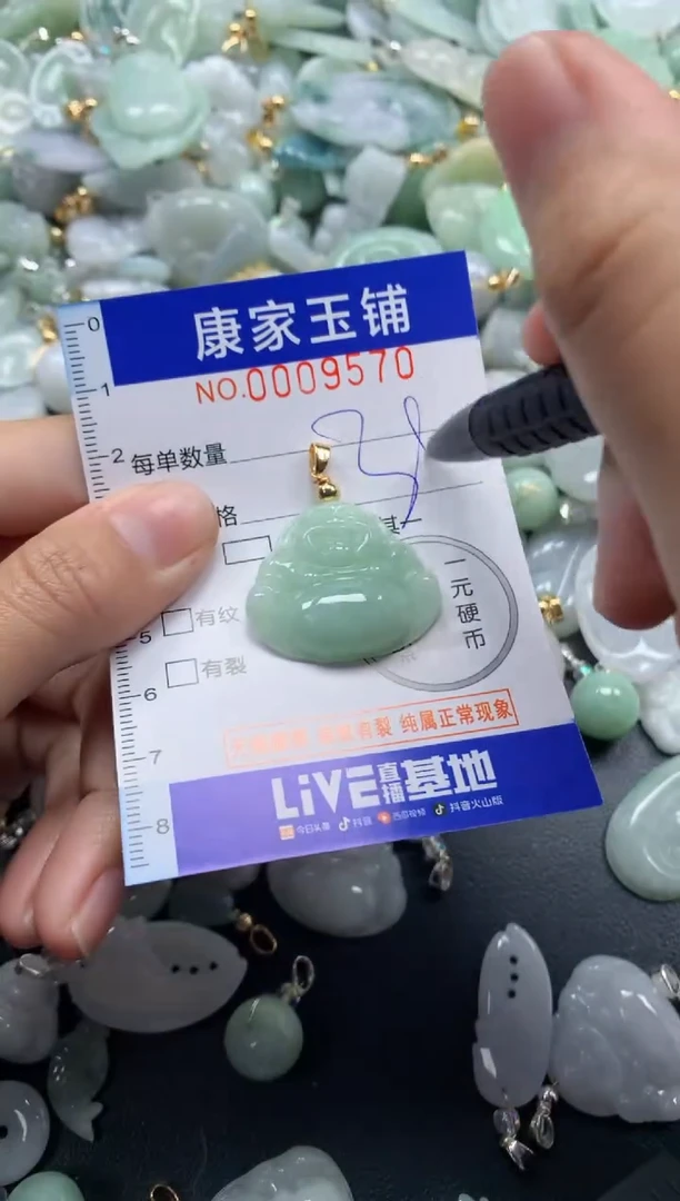 颈饰未镶嵌翡翠9570