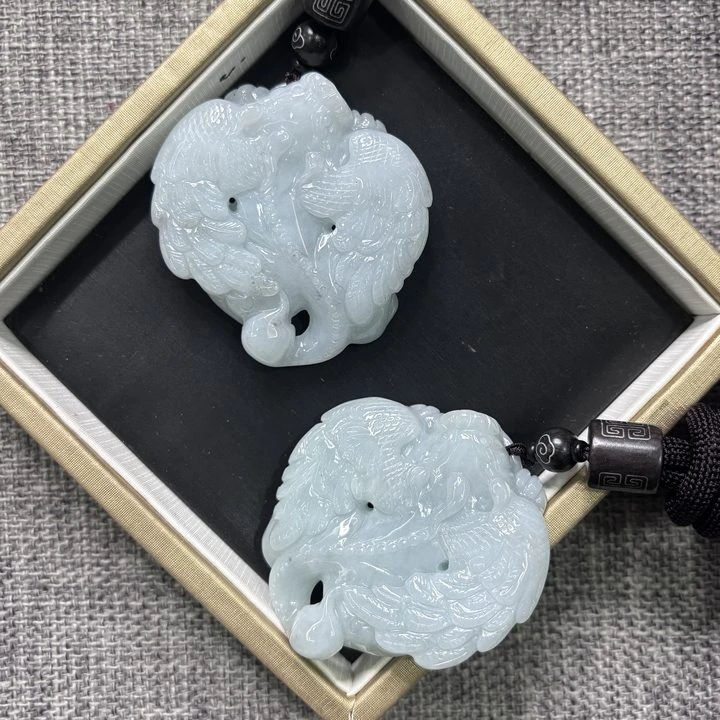 翡翠A货飞天貔貅手把（拍一个发一个 多样性发货）-571279