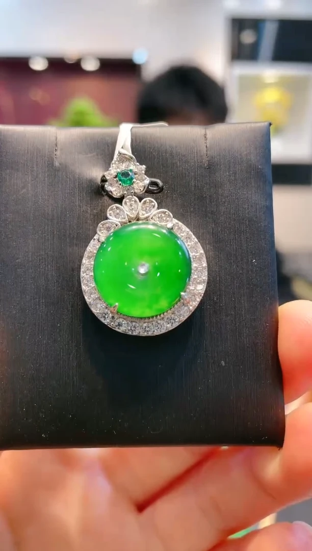 【闪购商品】翡翠颈饰未镶嵌A69吊坠天然A货翡翠