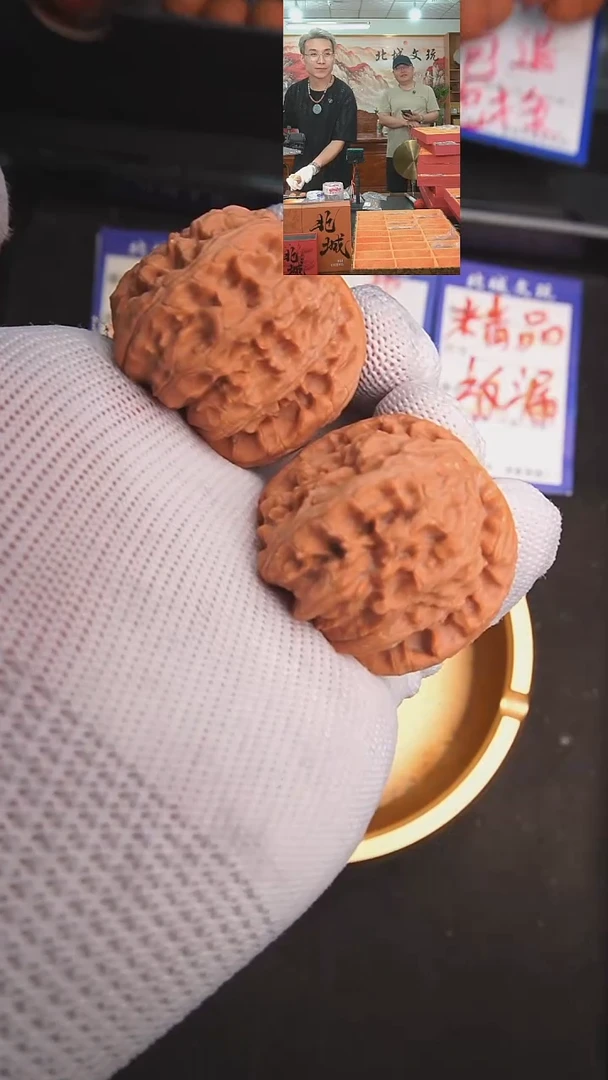 文玩核桃把件54号39左右白狮子（批量）
