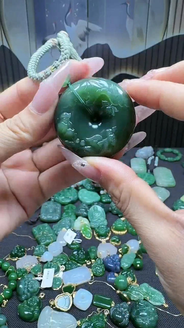 和田玉未镶嵌挂件1