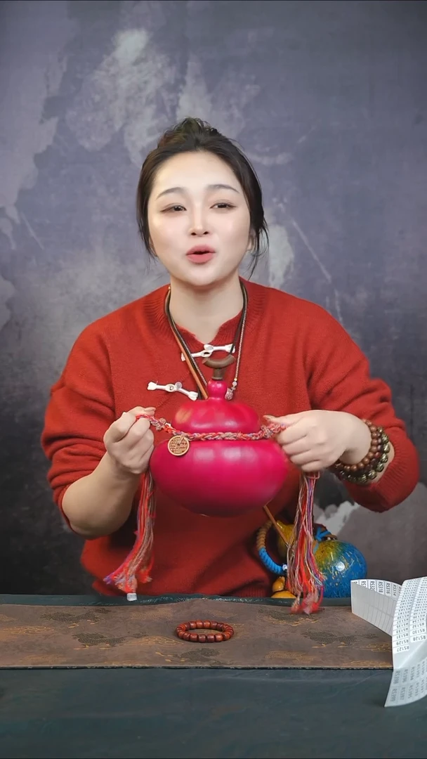 【闪购商品】RS127大漆酒葫芦不包手串及旋转底座