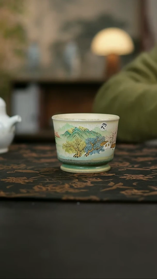 景德镇陶瓷杯碗柴烧多人