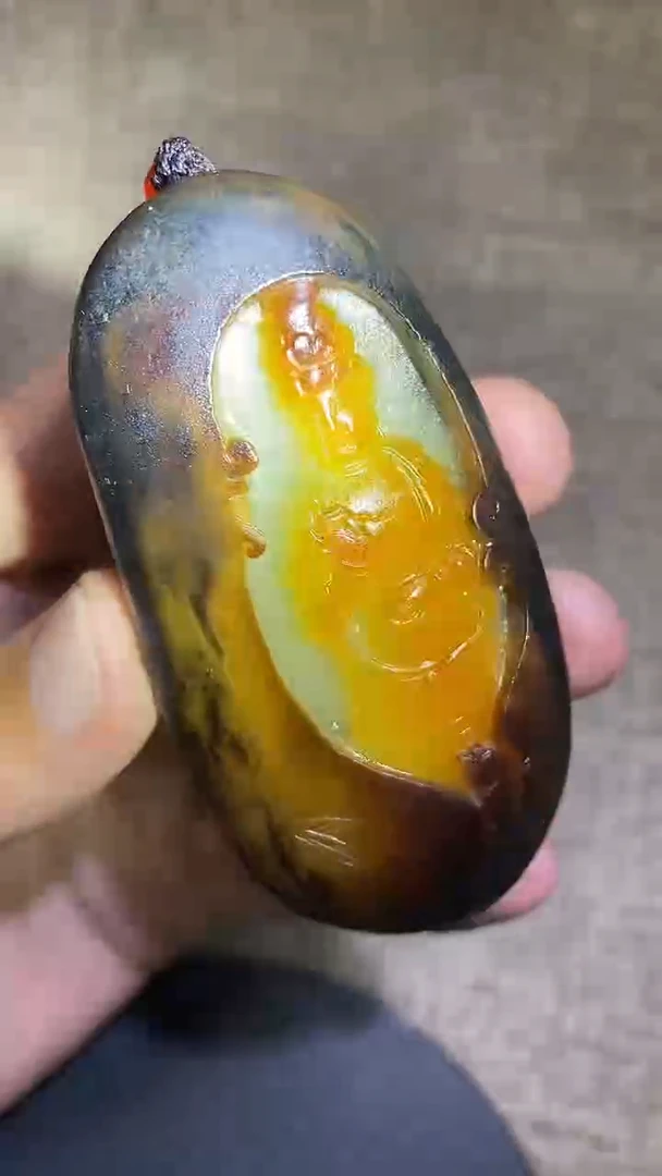 颈饰未镶嵌和田玉笑*生A7