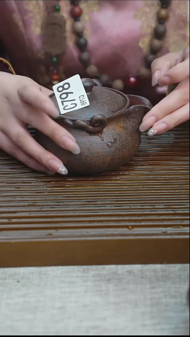 纯手工粗陶茶具每一只不一样