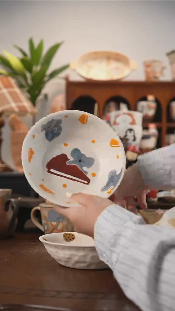 可爱@****店川谷原创陶瓷7.8直播福利正品