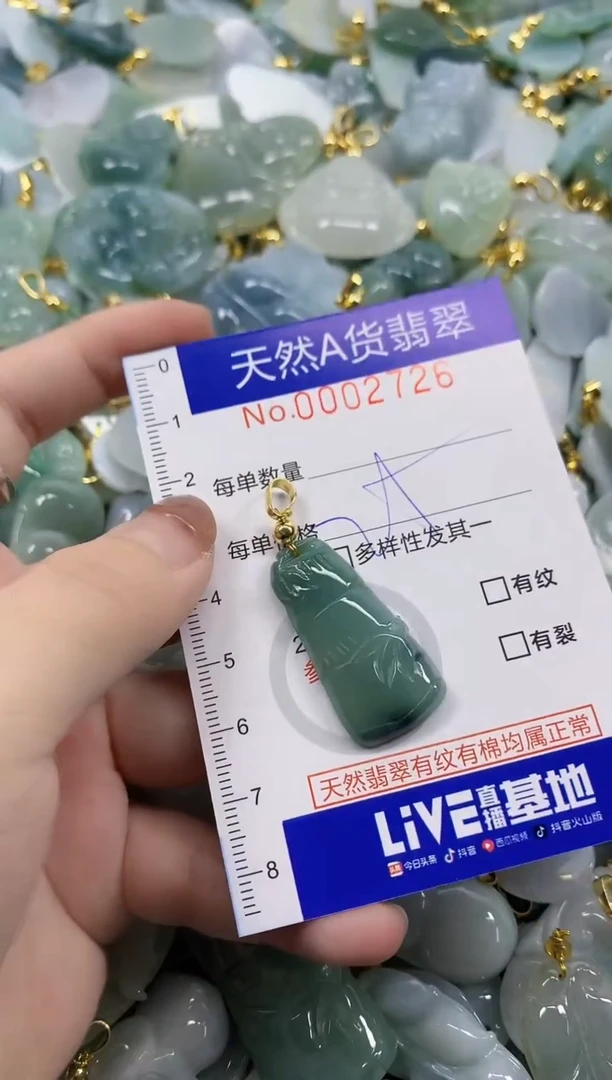 颈饰未镶嵌翡翠天然A货翡翠