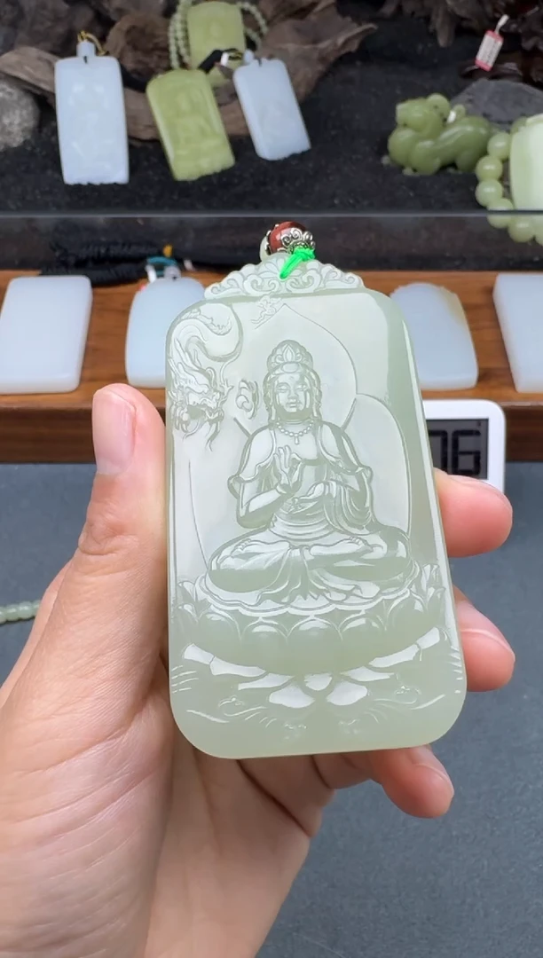 颈饰未镶嵌和田玉2