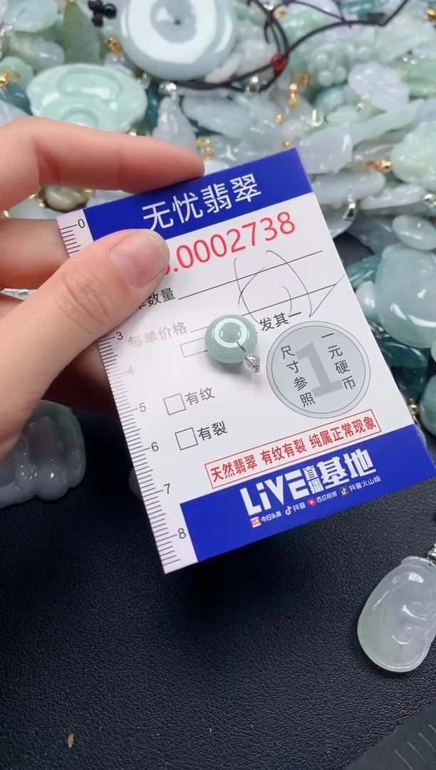 吊坠(不含链)未镶嵌翡翠2738