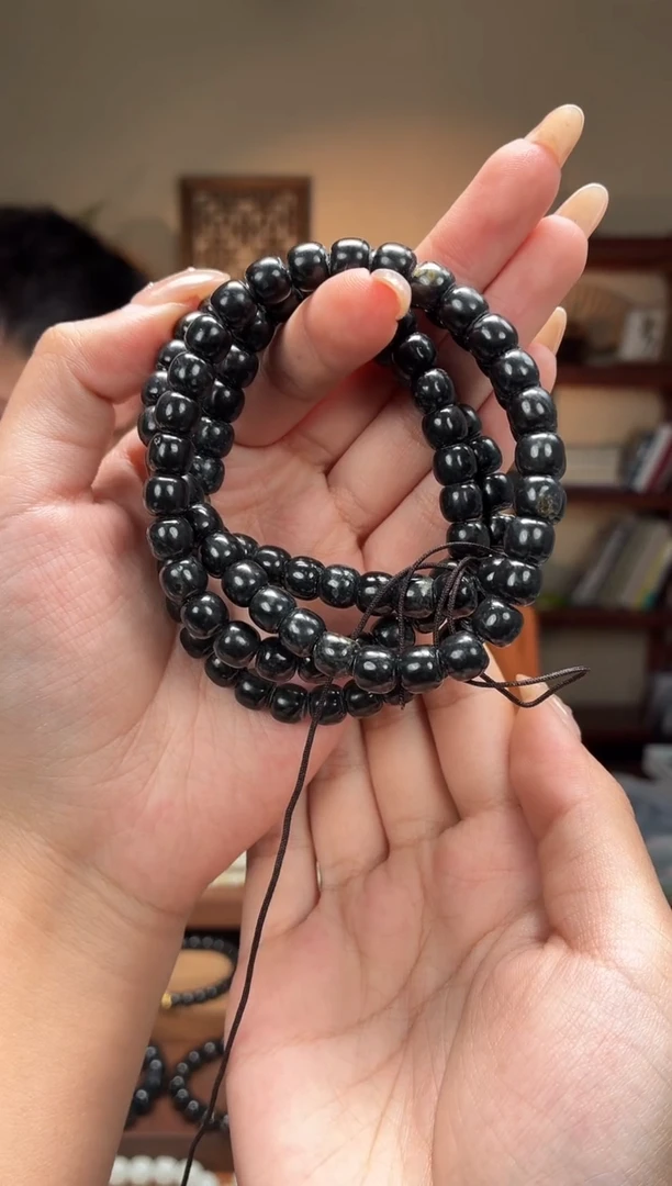 项链未镶嵌和田玉7-8的108