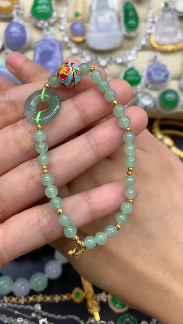 未镶嵌手链翡翠242-中国好珍宝