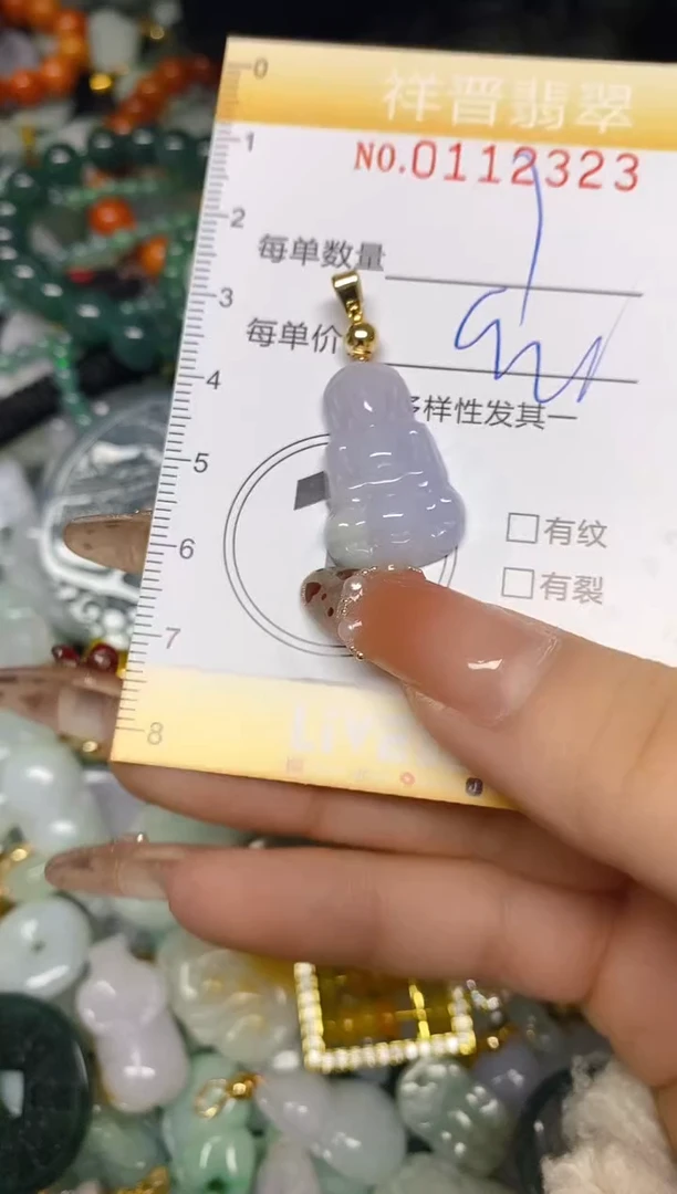 【闪购商品】翡翠颈饰未镶嵌闪购0112323多样性发其一