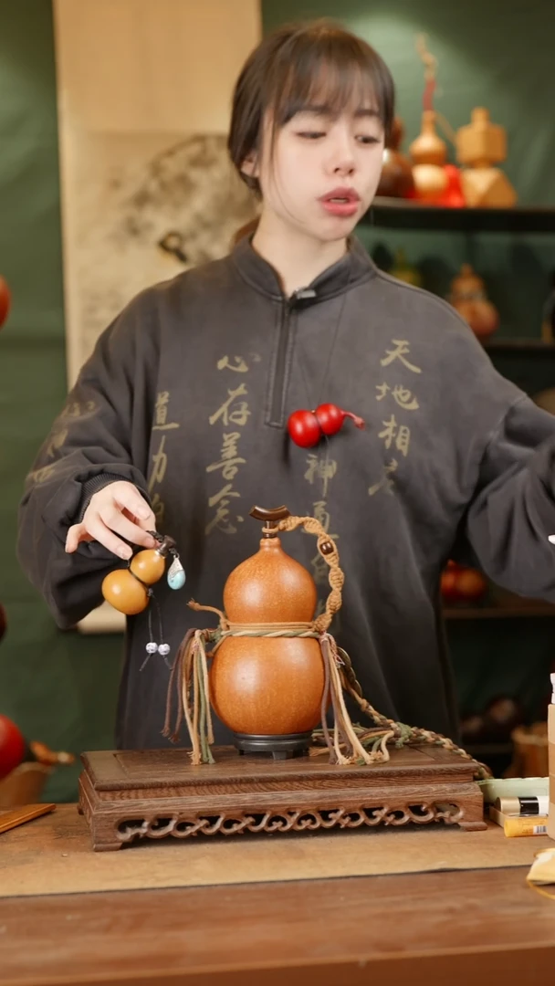 76号精品天然大漆酒葫芦一物一拍~