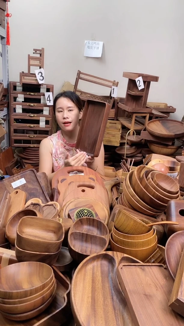 北美黑胡桃木长方砵30*15*4.5cm