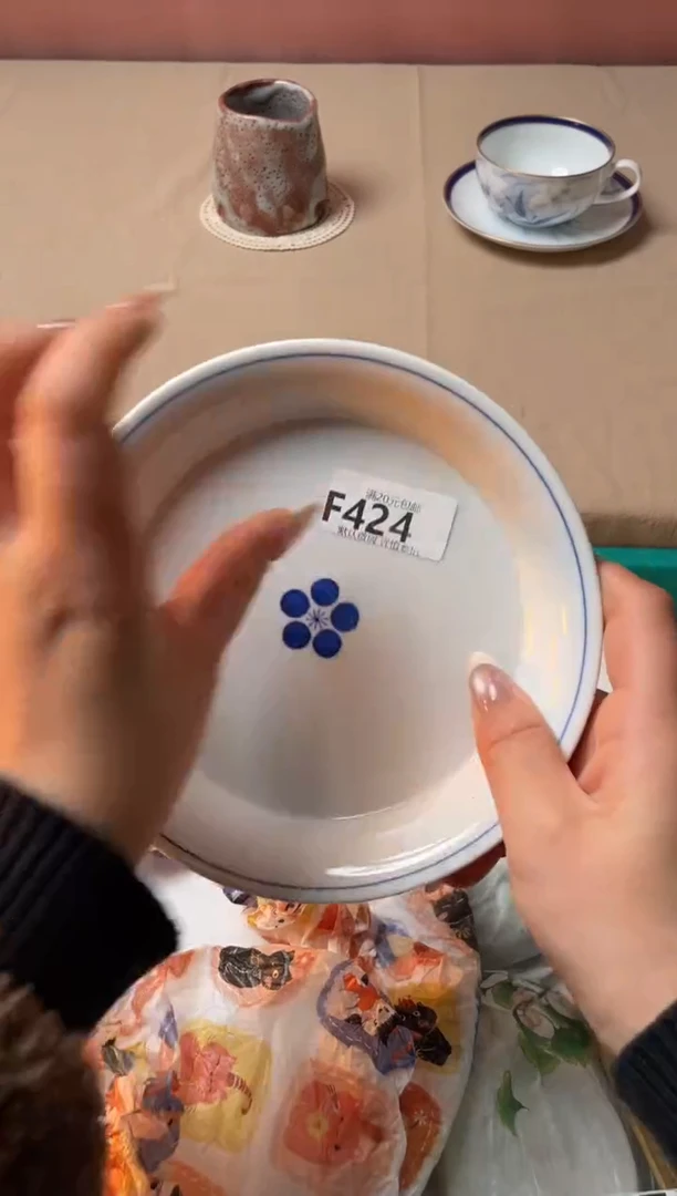 瓷片兎*瓷器瓷器F424