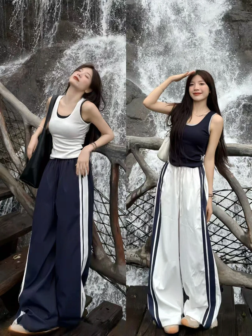 夏季薄款速干休闲裤显瘦爆款优选2025年流行网红女裤减龄通勤百搭