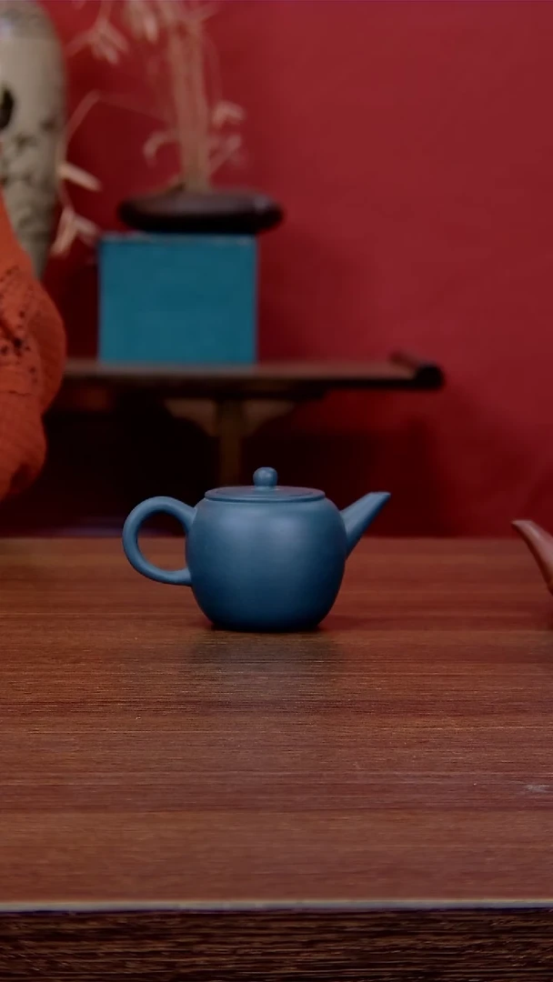 【闪购商品】紫砂茶壶绿泥苹果壶