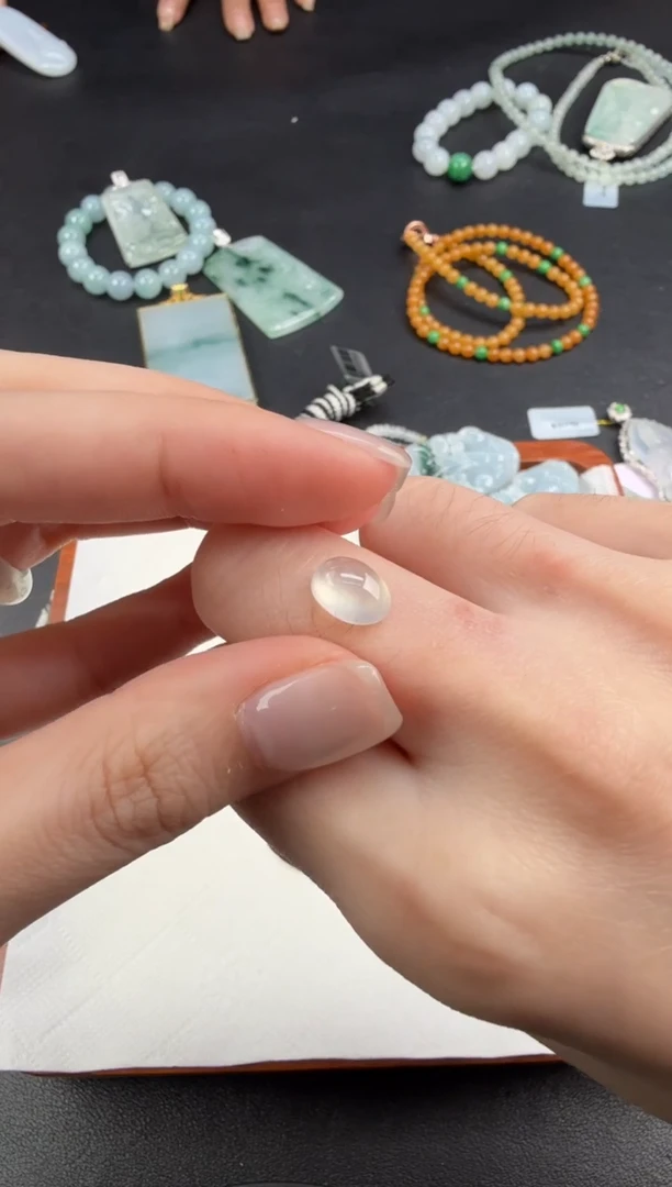 吊坠(不含链)未镶嵌翡翠翡翠饰品-253 蛋面