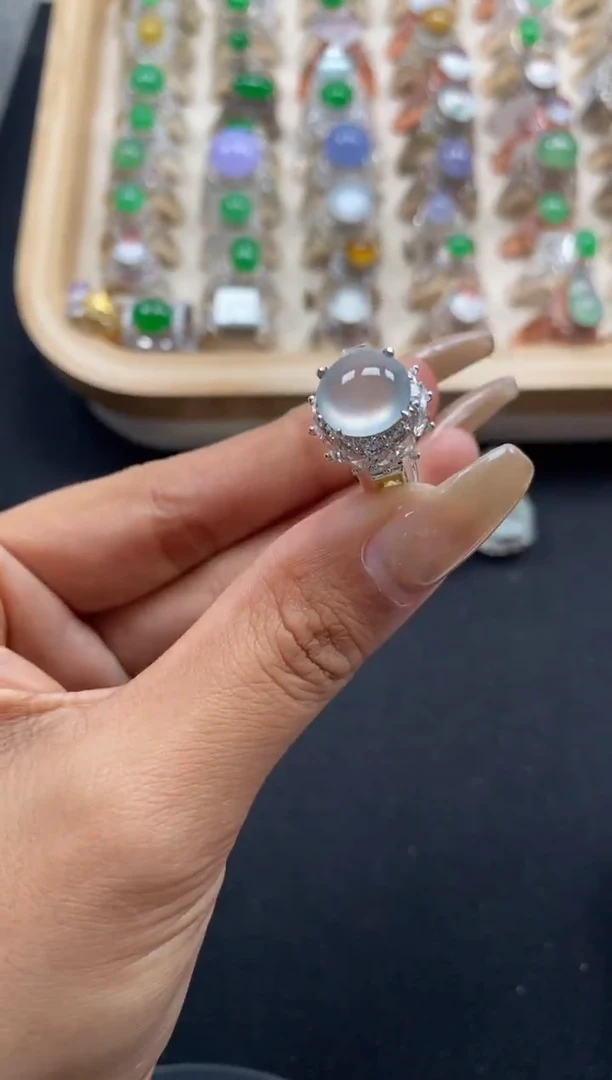 未镶嵌戒指翡翠缅甸天然a货翡翠